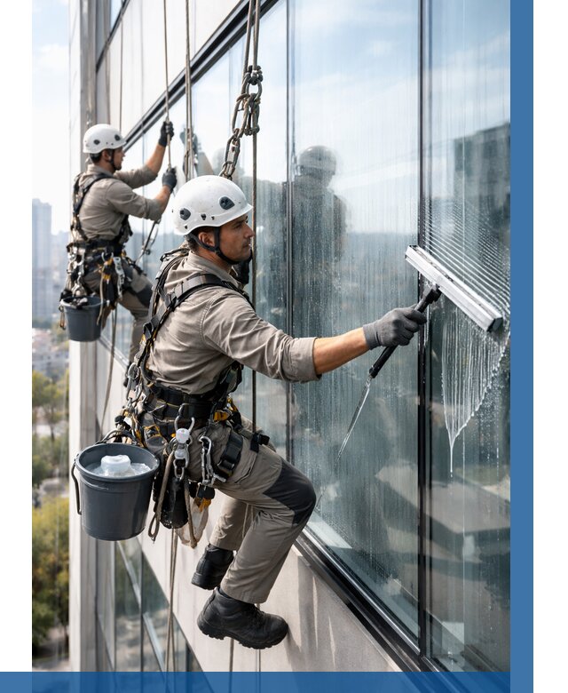 Мойка окон альпинистами в Гусе-Хрустальном от 4814 р. | ВЫСОТНИК-Гсь