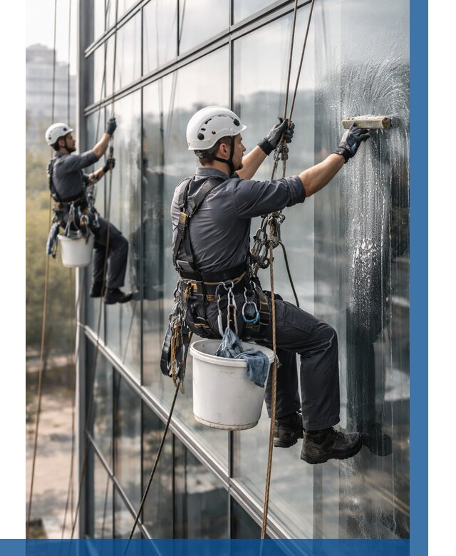 Мойка сплошного остекления в Гусе-Хрустальном, заказать от 321 р.| ВЫСОТНИК-Гсь