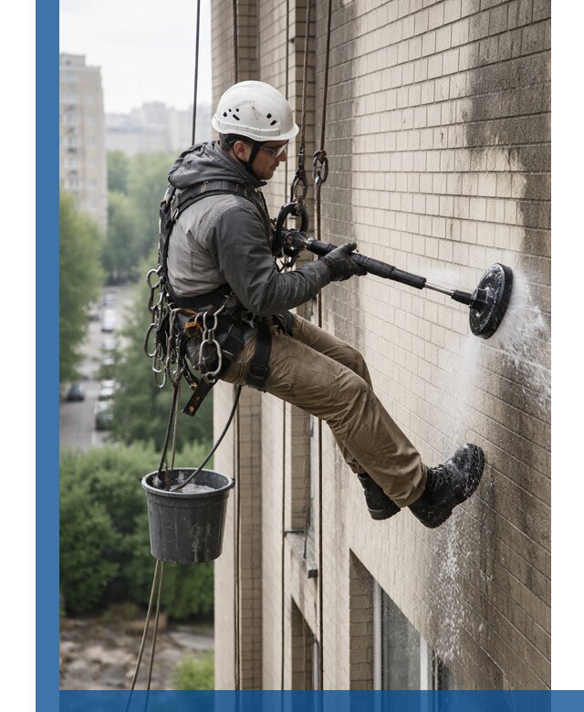 Очистка фасада от копоти в Гусе-Хрустальном профессионально и безопасно