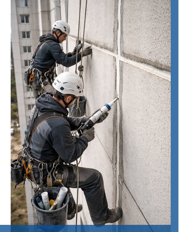 Герметизация межпанельных швов в Гусе-Хрустальном от 749 р. | ВЫСОТНИК-Гсь