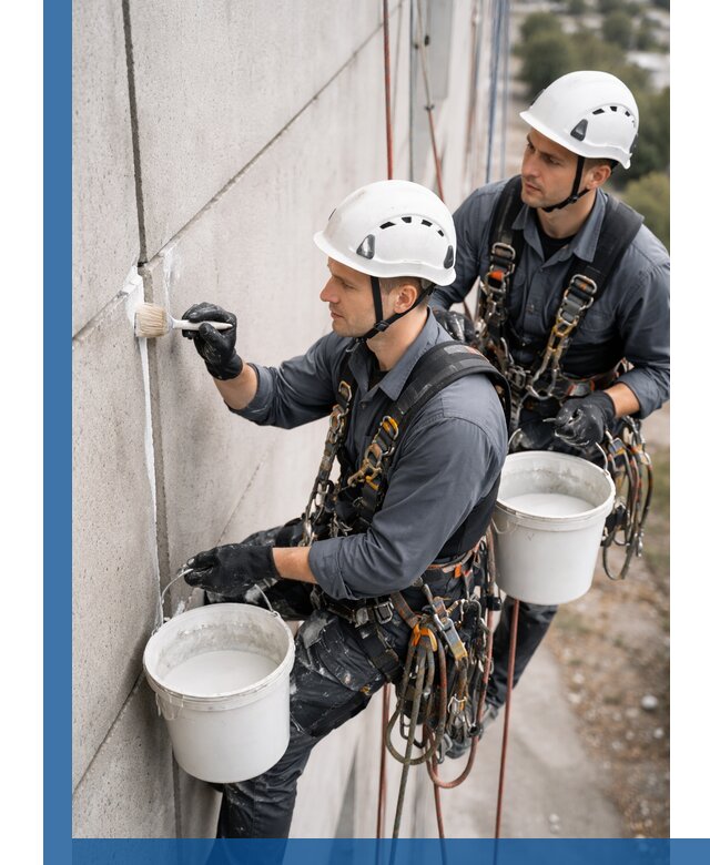 Противогрибковая обработка швов в Гусе-Хрустальном для фасадов и кровель