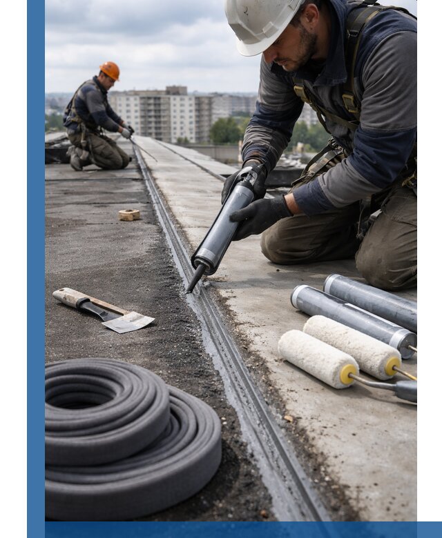Герметизация швов кровли в Гусе-Хрустальном с гарантией герметичности
