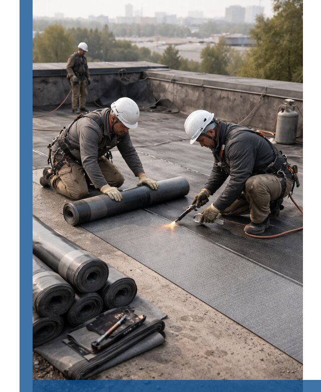 Монтаж мягкой кровли в Гусе-Хрустальном профессионально и надежно