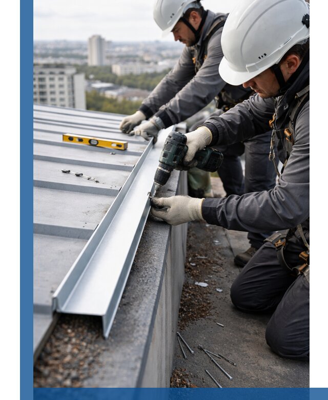 Монтаж капельника на кровле в Гусе-Хрустальном с гарантией качества