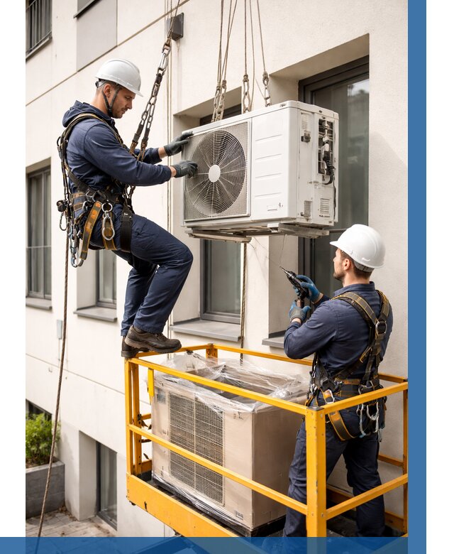 Демонтаж внешнего блока кондиционера в Гусе-Хрустальном от 3744 р. | ВЫСОТНИК-Гсь