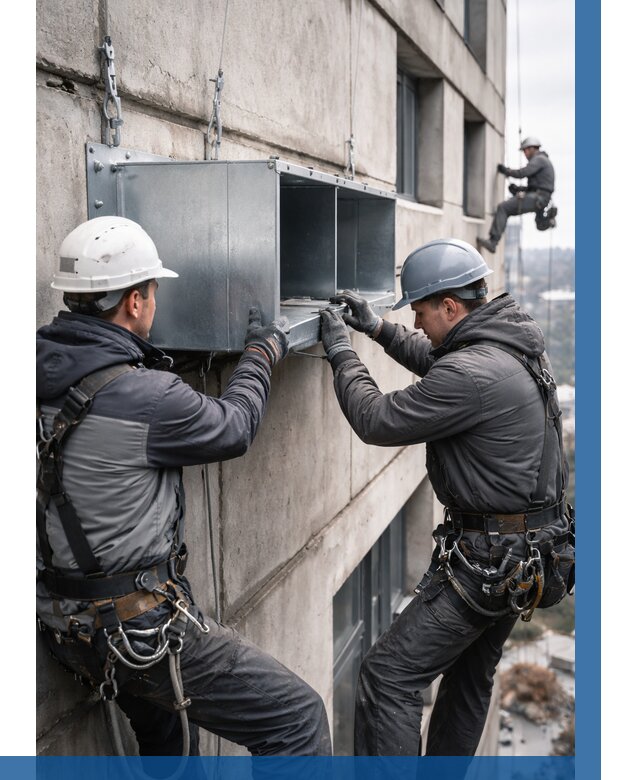 Монтаж вентиляционных коробов в Гусе-Хрустальном от 3209 р. | ВЫСОТНИК-Гсь