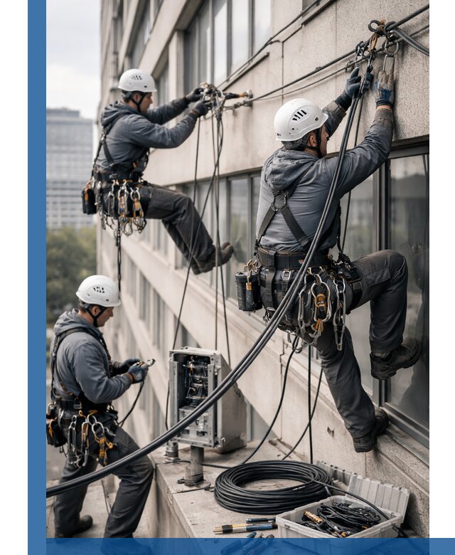 Прокладка оптоволоконного кабеля в Гусе-Хрустальном под ключ с тестированием