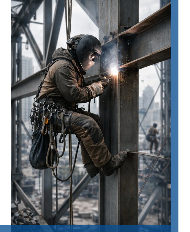 Высотные сварочные работы в Гусе-Хрустальном от 3744 р. | ВЫСОТНИК-Гсь