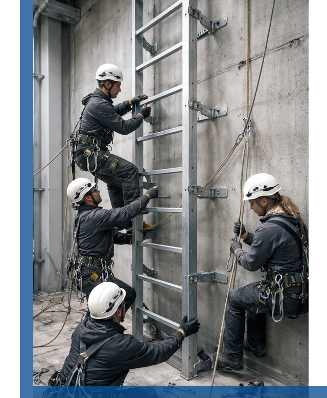 Монтаж металлических лестниц в Гусе-Хрустальном под ключ со гарантией