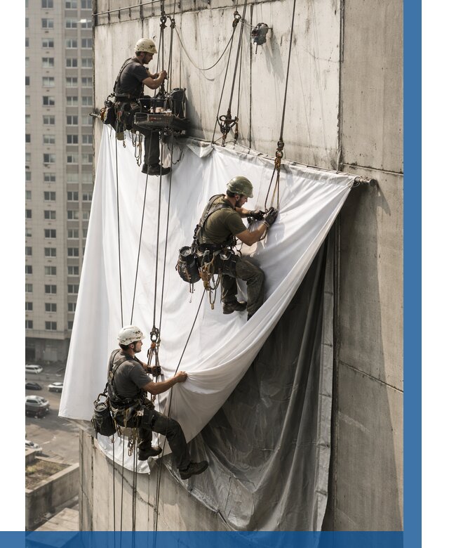 Замена баннерного полотна в Гусе-Хрустальном от 6954 р. | ВЫСОТНИК-Гсь—заказать