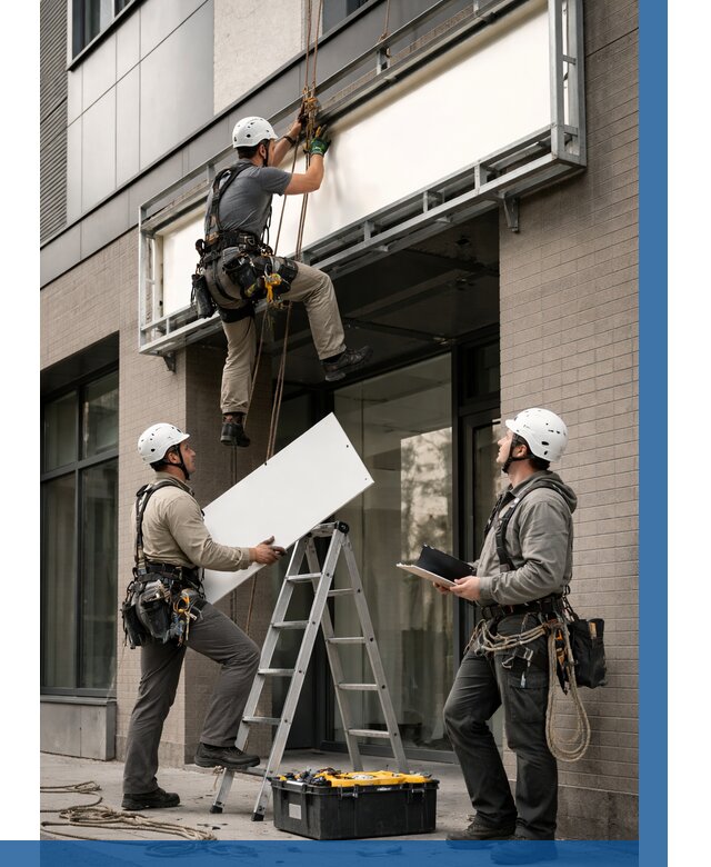 Монтаж светового короба в Гусе-Хрустальном от 6954 р. | ВЫСОТНИК-Гсь