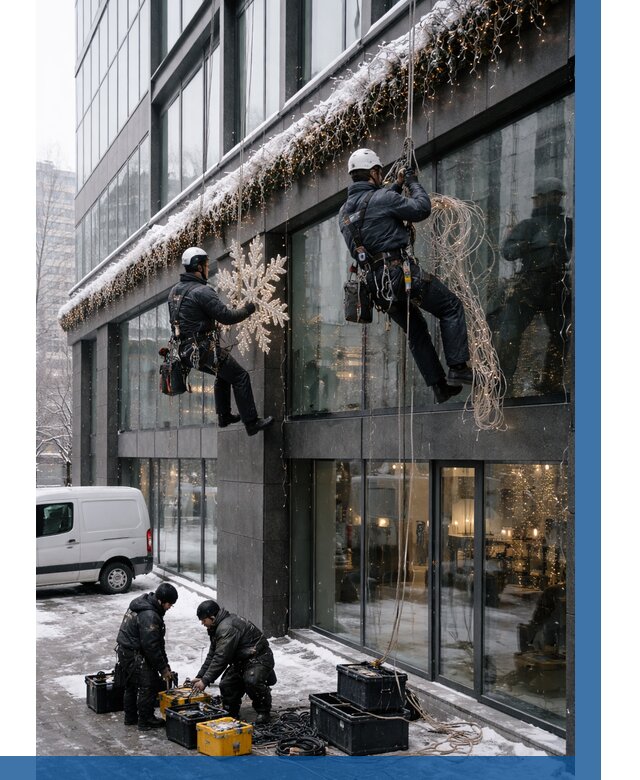 Демонтаж новогоднего оформления в Гусе-Хрустальном от 5884 р. | ВЫСОТНИК-Гсь