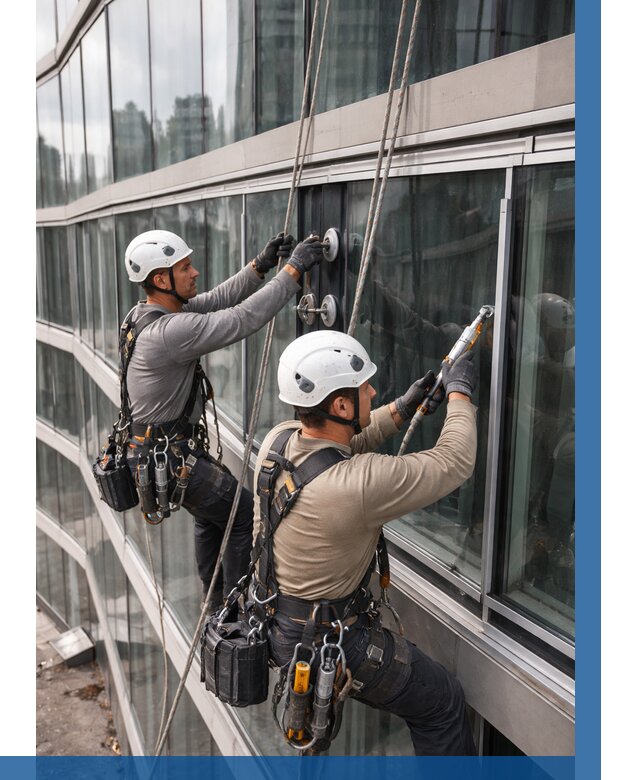 Радиусное остекление фасада в Гусе-Хрустальном от 12838 р. | ВЫСОТНИК-Гсь
