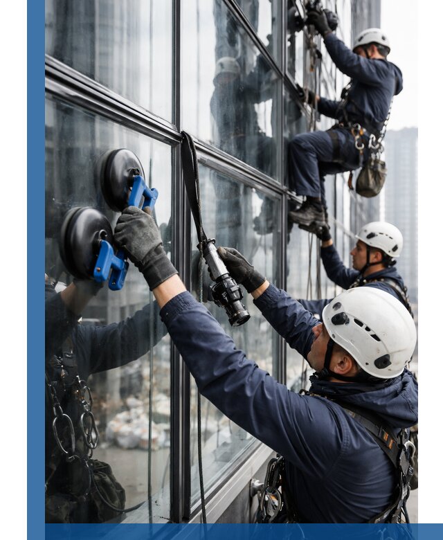 Радиусное остекление фасадов под ключ в Гусе-Хрустальном с гарантиями