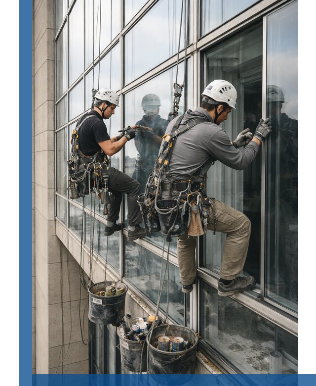 Ремонт витражных конструкций и фасадного остекления в Гусе-Хрустальном