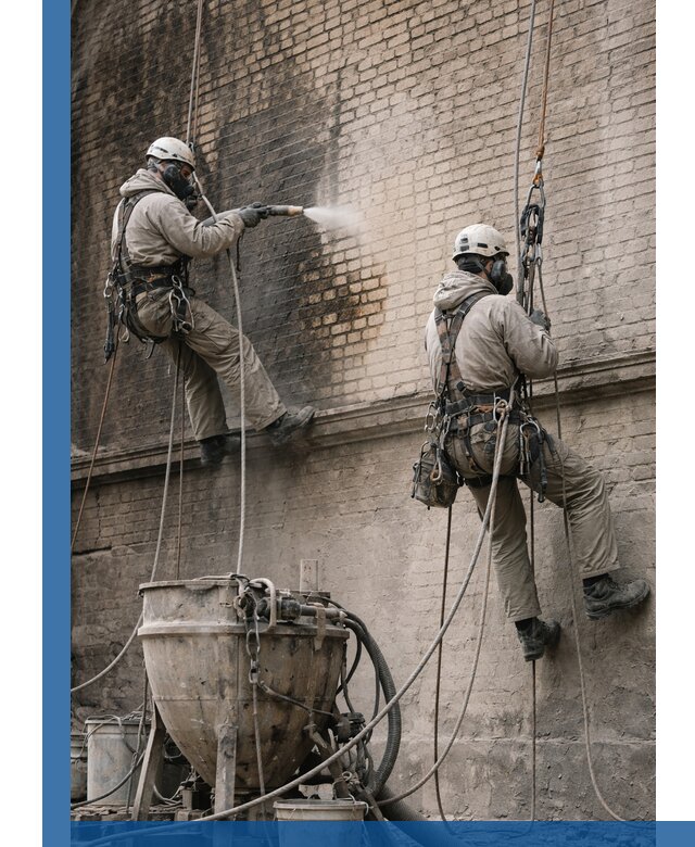 Пескоструйная очистка фасадов в Гусе-Хрустальном профессионально