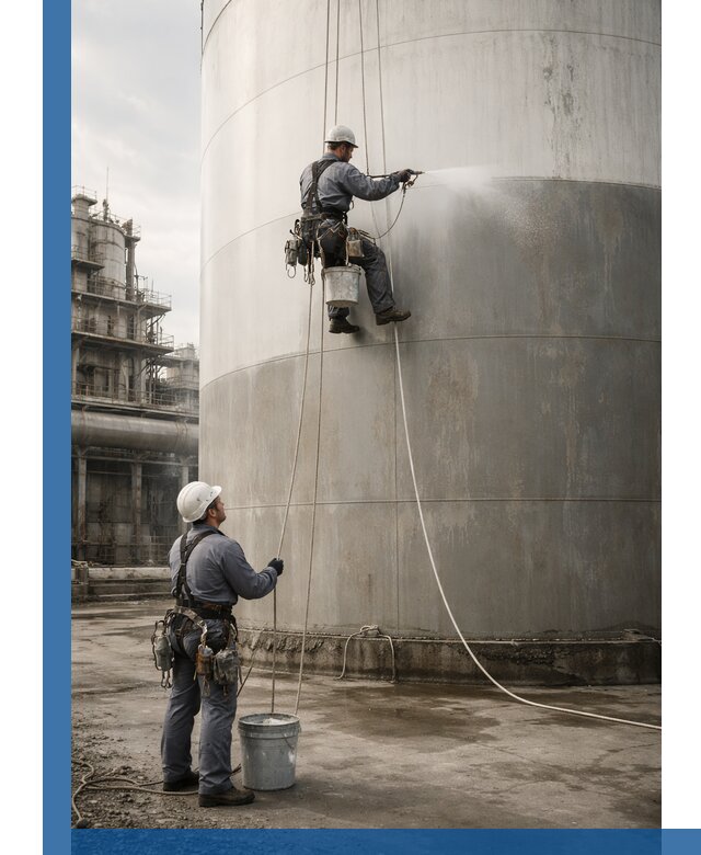 Покраска стальных резервуаров и емкостей в Гусе-Хрустальном профессионально