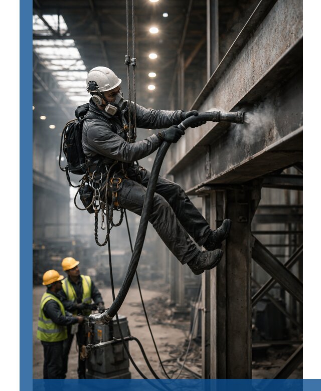 Обеспыливание конструкций в цехах промышленного производства в Гусе-Хрустальном