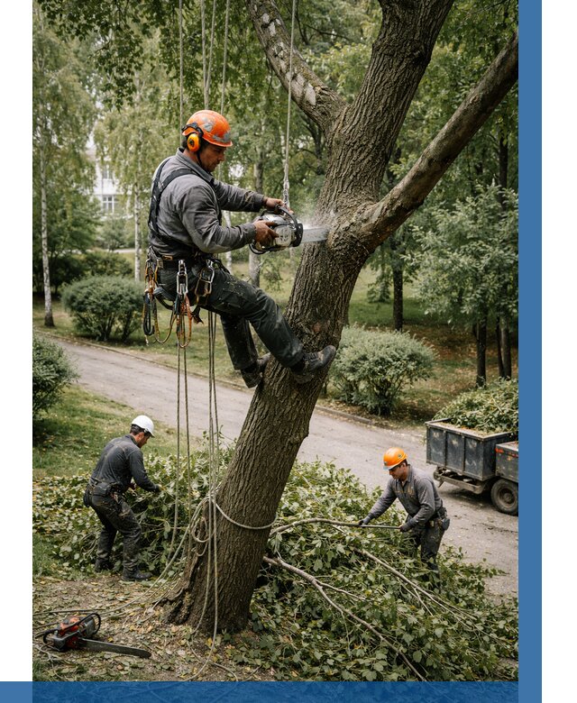 Кронирование деревьев в Гусе-Хрустальном от 6954 р. | ВЫСОТНИК-Гсь