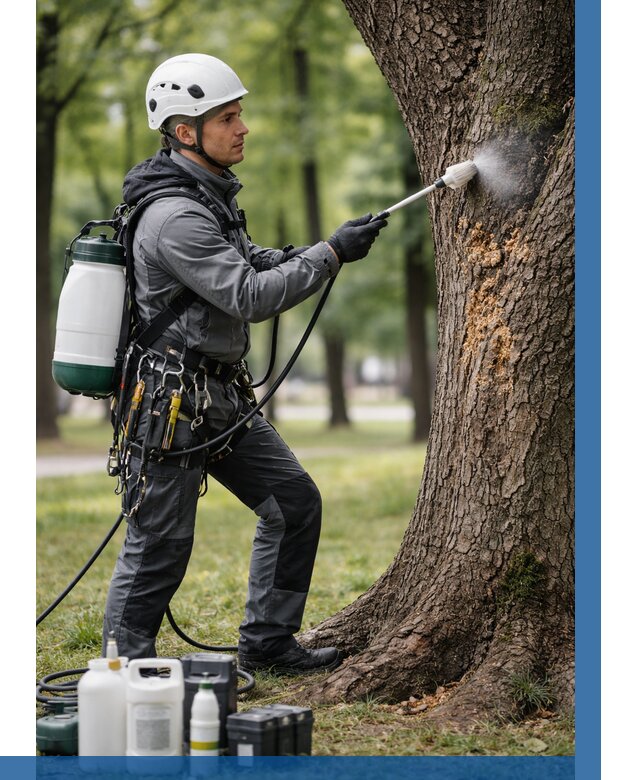 Обработка деревьев от вредителей в Гусе-Хрустальном от 4814 р. | ВЫСОТНИК-Гсь