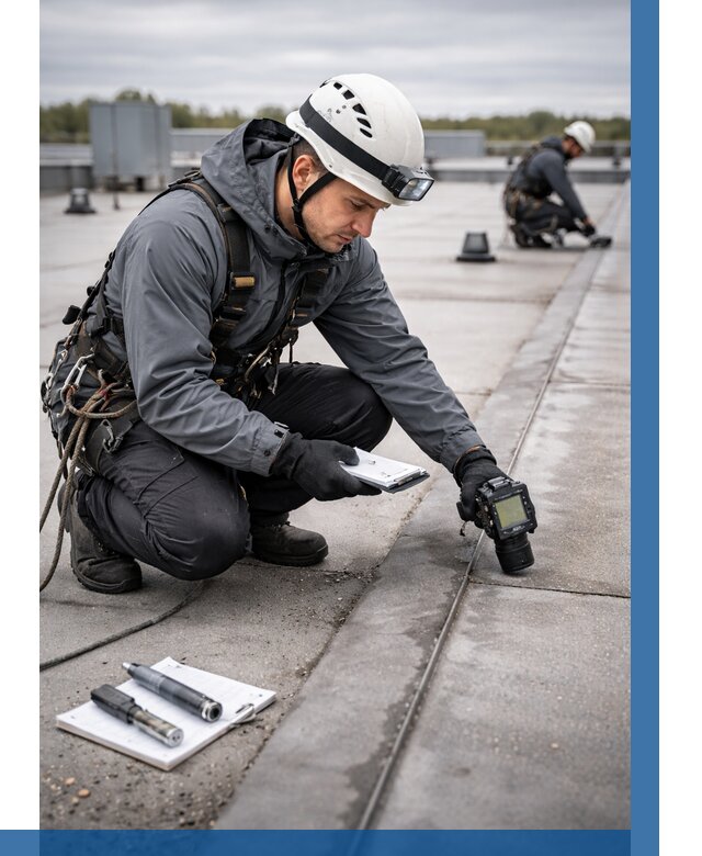 Обследование кровли на протечки в Гусе-Хрустальном от 4814 р. | ВЫСОТНИК-Гсь