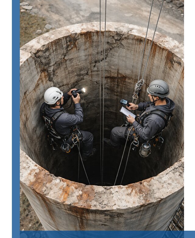 Обследование дымовой трубы: диагностика и оценка состояния в Гусе-Хрустальном
