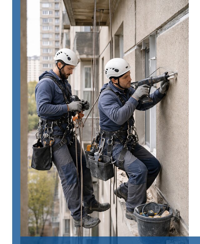 Промышленные альпинисты высотные работы и монтаж в Гусе-Хрустальном